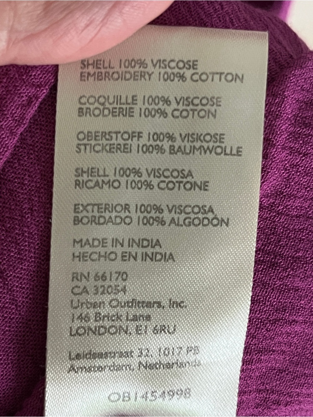 Free People Wedgewood Maxi Dress in Orchid Pavillion Size Med - Picture 13 of 13
